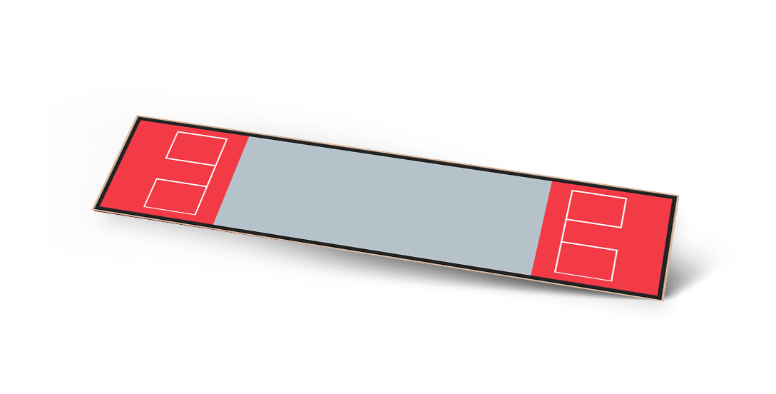 Custom DIY Cornhole Court Kit (9' W x 42' L)