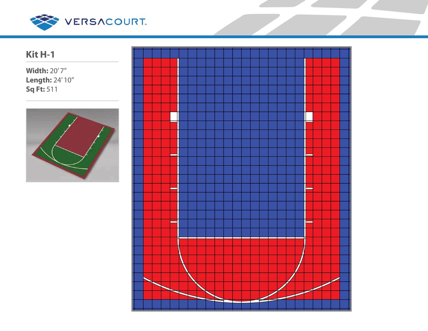 Half-Court Basketball Kit