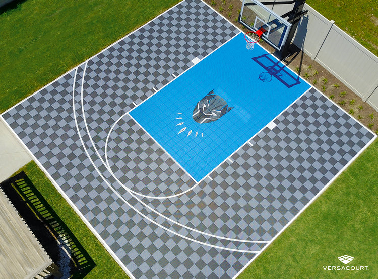 Backyard Basketball Court Kits