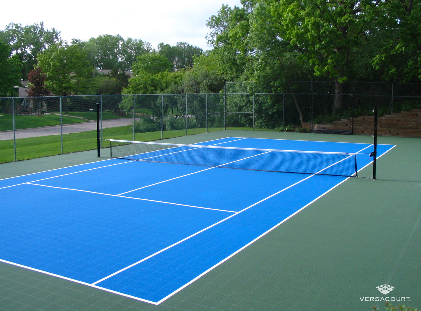 Residential Backyard Tennis Court Kit (51' x 100')