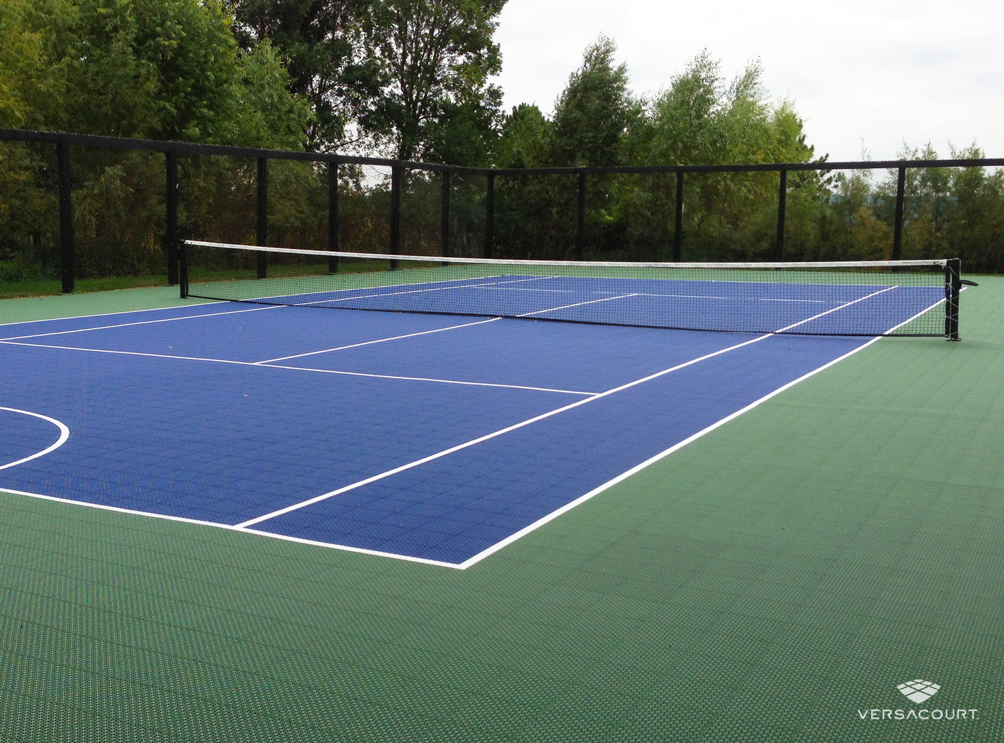 Residential Backyard Tennis Court Kit (51' x 100')