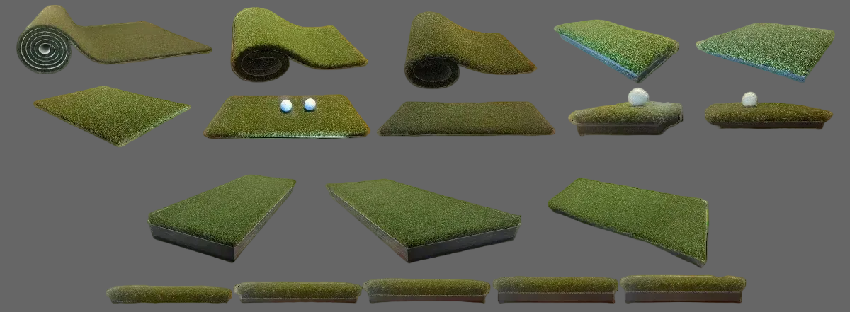 Premium Turf Options for Hittng Mat 